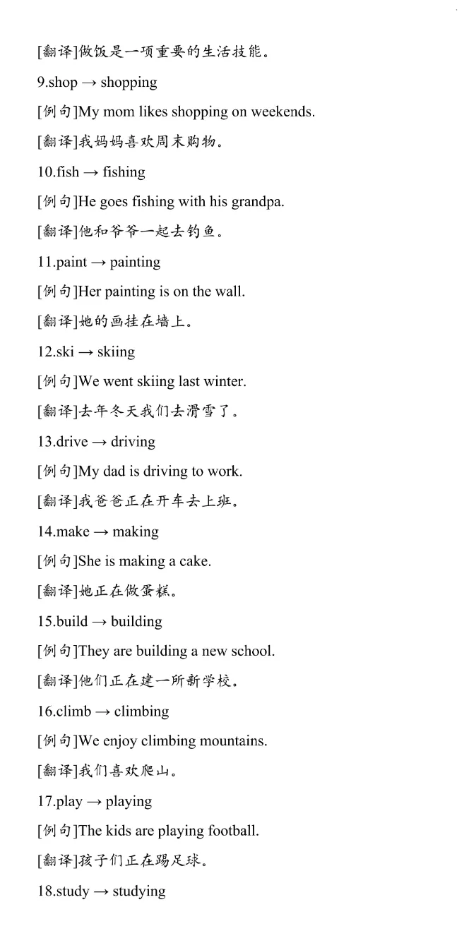 中考英语高频常考词性转换化汇总 第3张