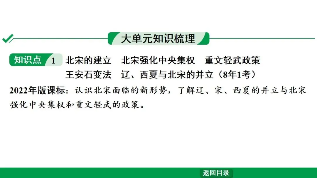 2026江西中考第一轮复习|中古 第六单元 辽宋夏金元时期:民族关系发展和社会变化 第7张