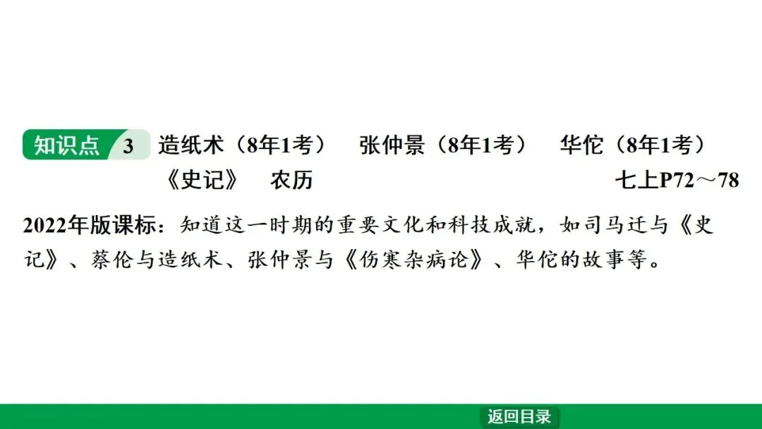2026江西中考第一轮复习|中古 第三单元 秦汉时期:统一多民族国家的建立和巩固 第40张