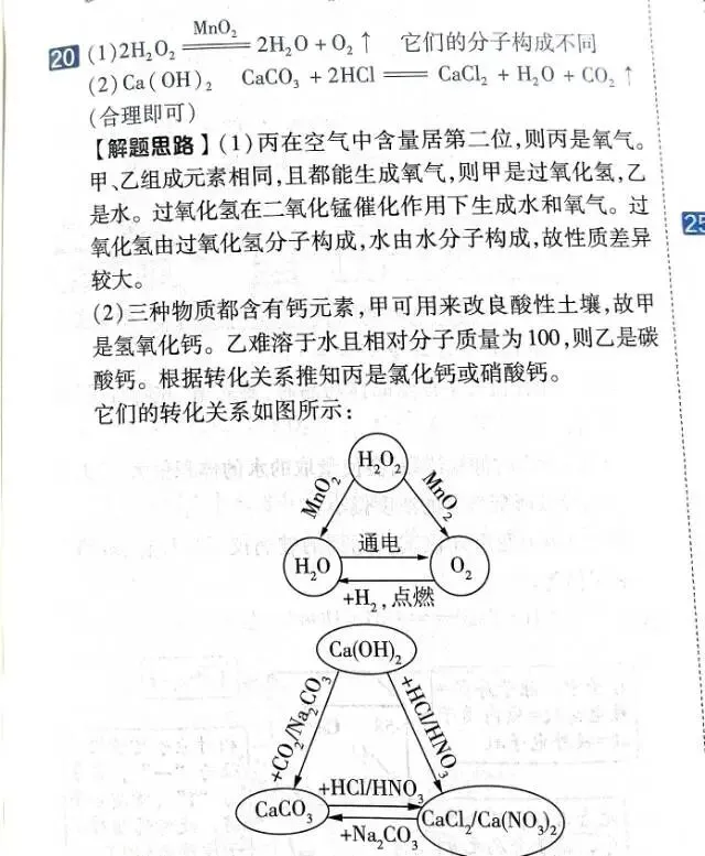 『Day 2』中考化学:《物质推断题》赏析 第4张