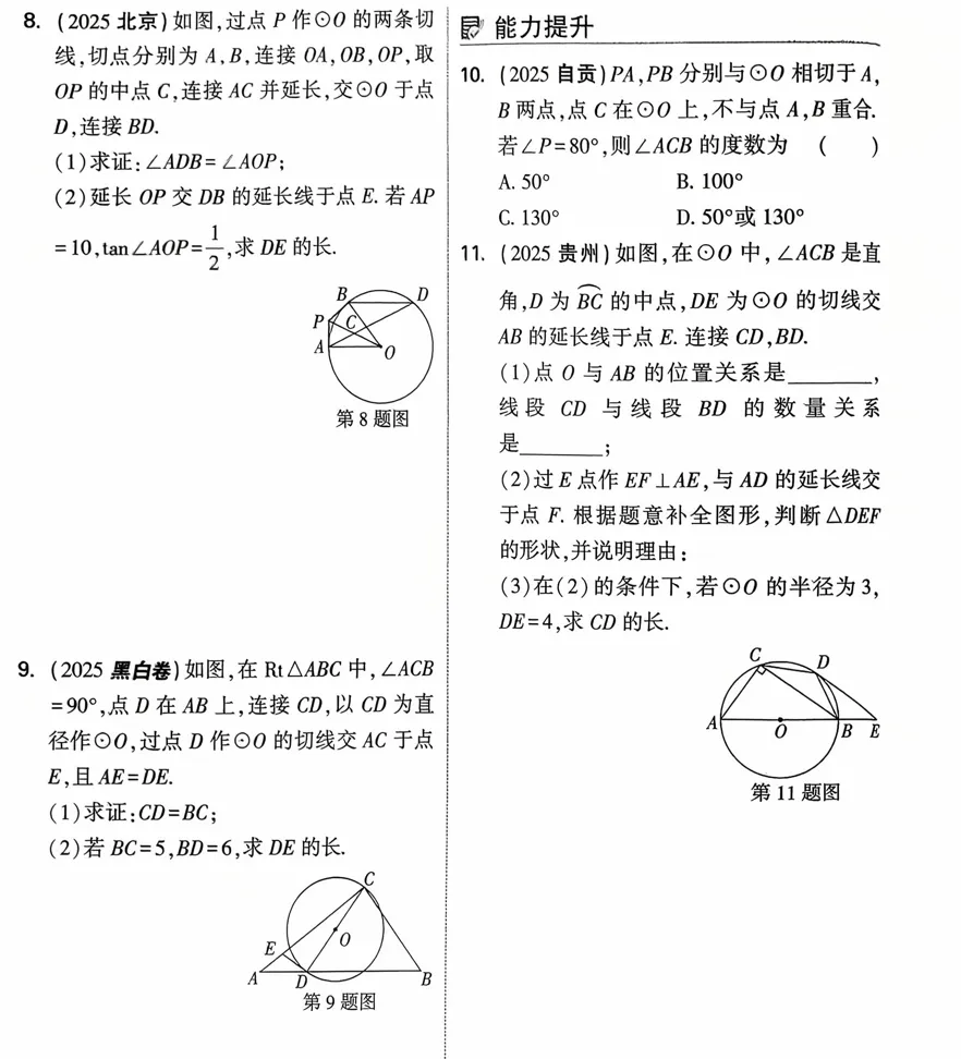 2026《√中考•试题研究》数学 精讲精练 山东、河北 第10张