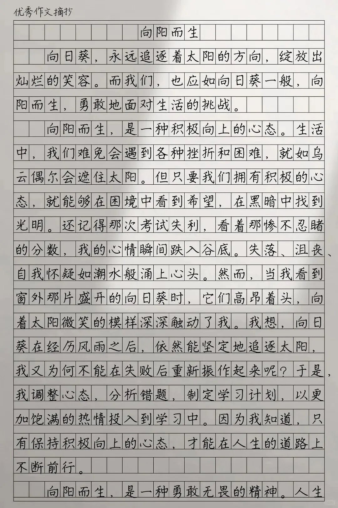 中考满分作文背下来你也可以文采奕奕,落笔生花 第4张