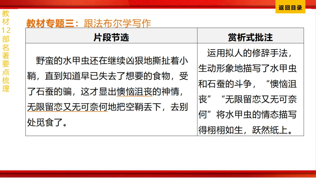 2026年中考语文第一轮复习 专题十四《名著阅读》ppt 第106张