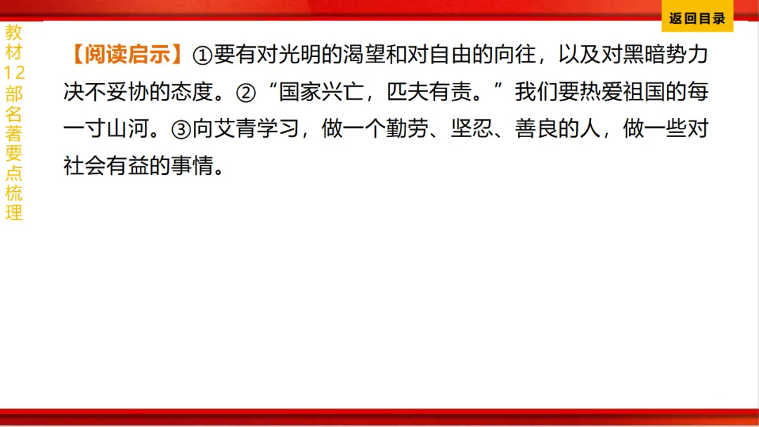 2026年中考语文第一轮复习 专题十四《名著阅读》ppt 第158张