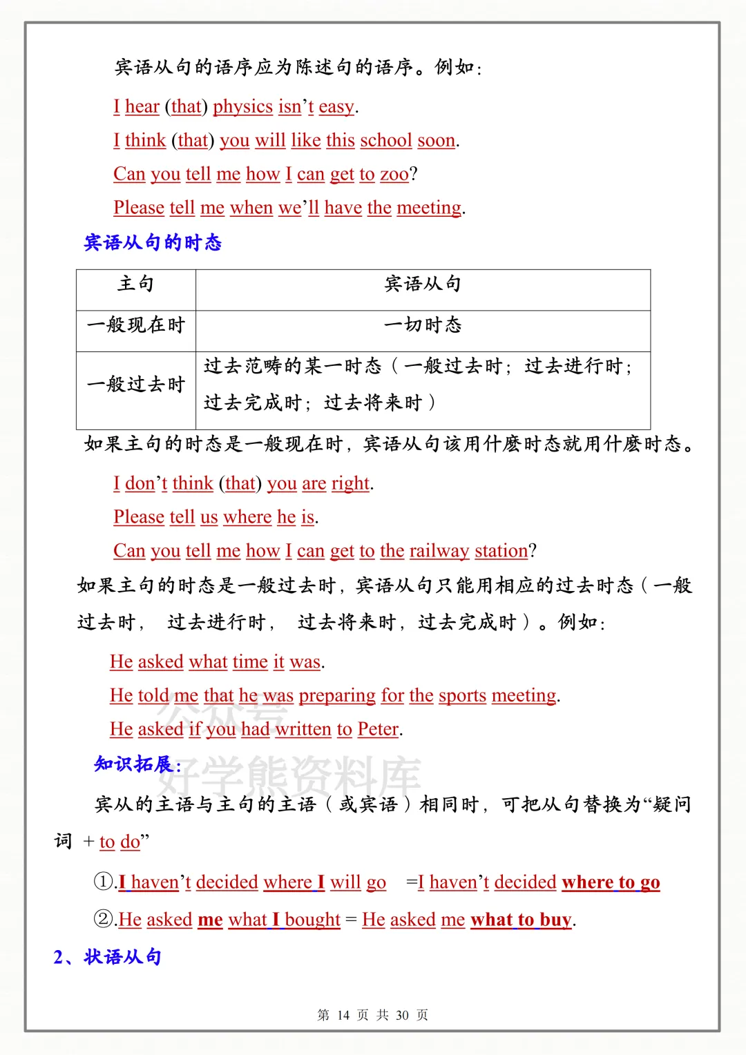 【寒假预习】2026学年中考英语全册常考重点知识点总复习 第14张