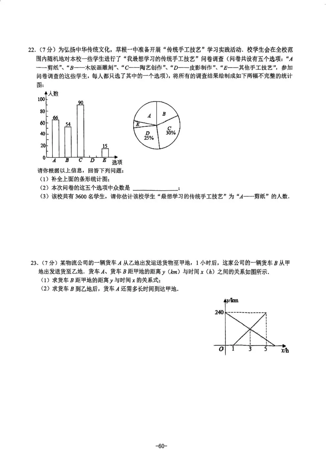 2021-2025陕西中考正副题 第60张