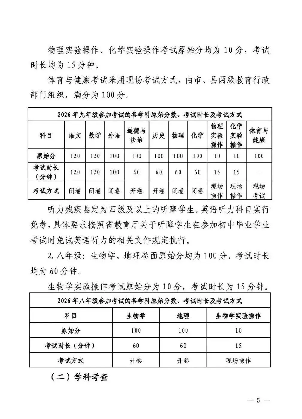 2026年株洲中考大调整!总分直降 100 分!这几门都开卷考! 第32张