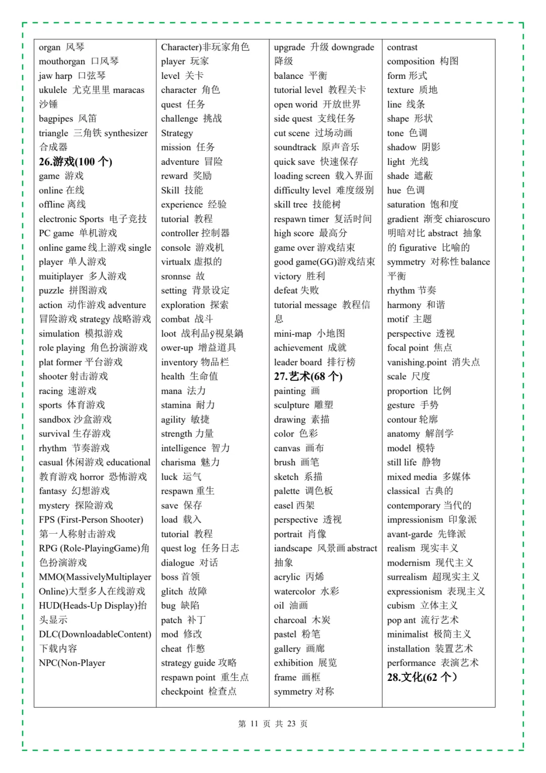 中考英语必背3500词汇,含单词默写本+自测本,英译汉+汉译英〔电子版、下载〕 第13张