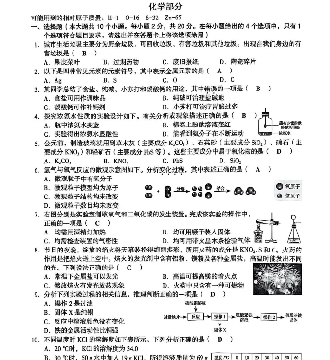 【各省】2025年中考真题【全科】试卷真题+参考答案(历年真题,PDF可下载) 第68张
