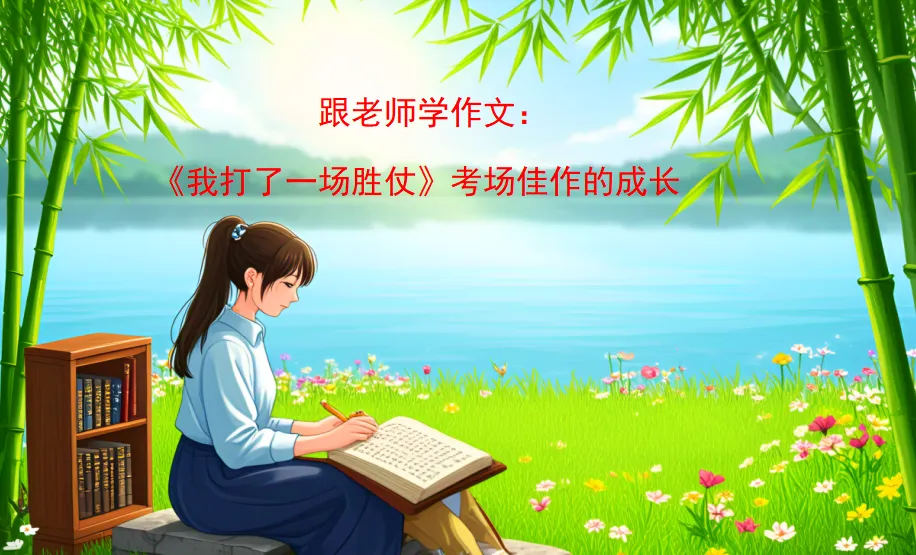 跟老师学写作:中考作文《我打了一场胜仗》的成长|七步成文 第2张