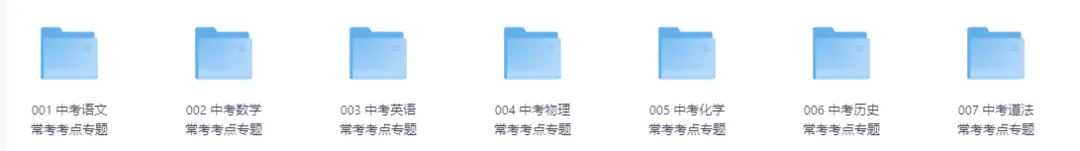 中考全科核心考点|2026 专题训练资料(免费电子版 可编辑 可打印) 第1张