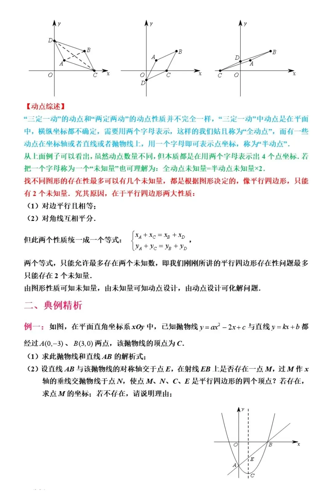 【中考数学】24种二次函数与几何模型综合压轴题新题型解法精讲解析 第13张