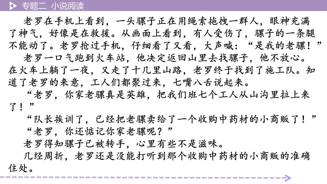【2026中考总复习】小说阅读:考点训练 第24张