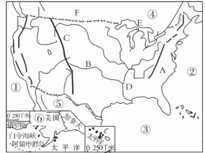 初中地理会考中考必考重点:地图填充训练(重中之重!) 第25张