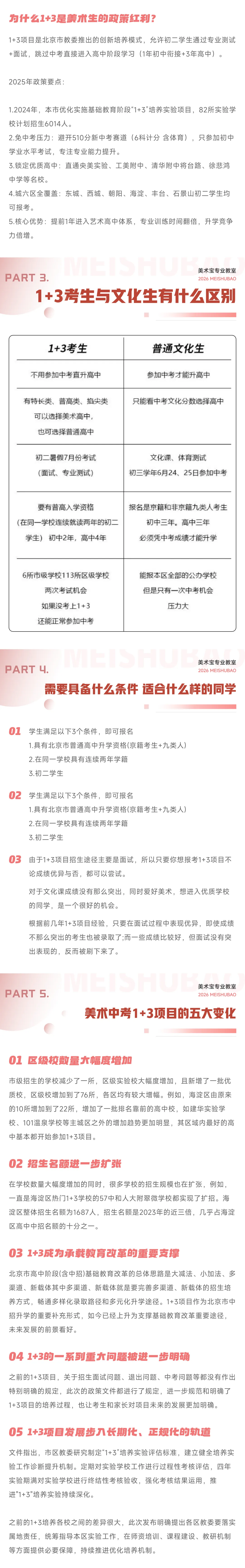 北京美术生家长请注意,美术中考1+3全方位解析! 第3张