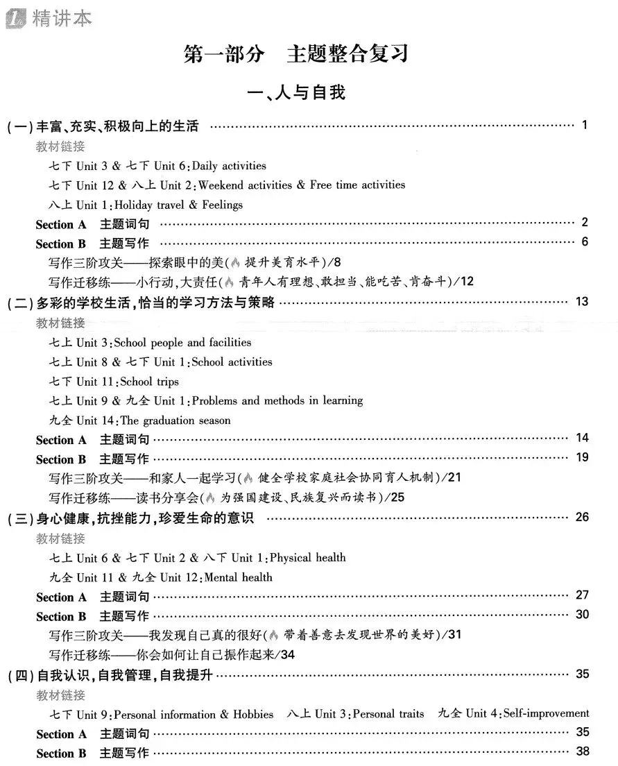 2026《√中考•试题研究》更新山西英语 河北道法 PDF高清电子版,网盘免费打包下载 第4张