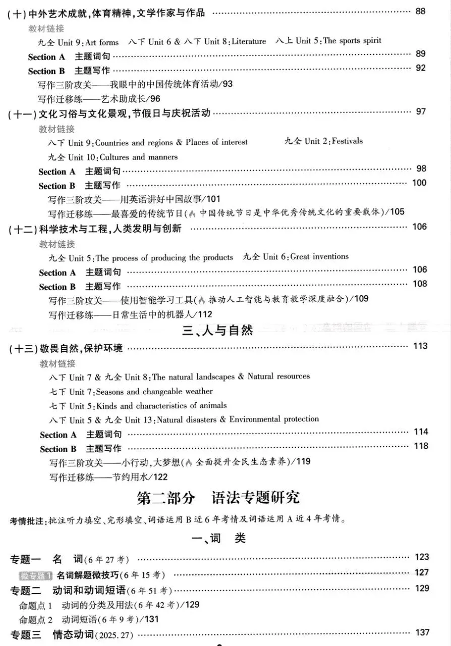 2026《√中考•试题研究》更新山西英语 河北道法 PDF高清电子版,网盘免费打包下载 第5张