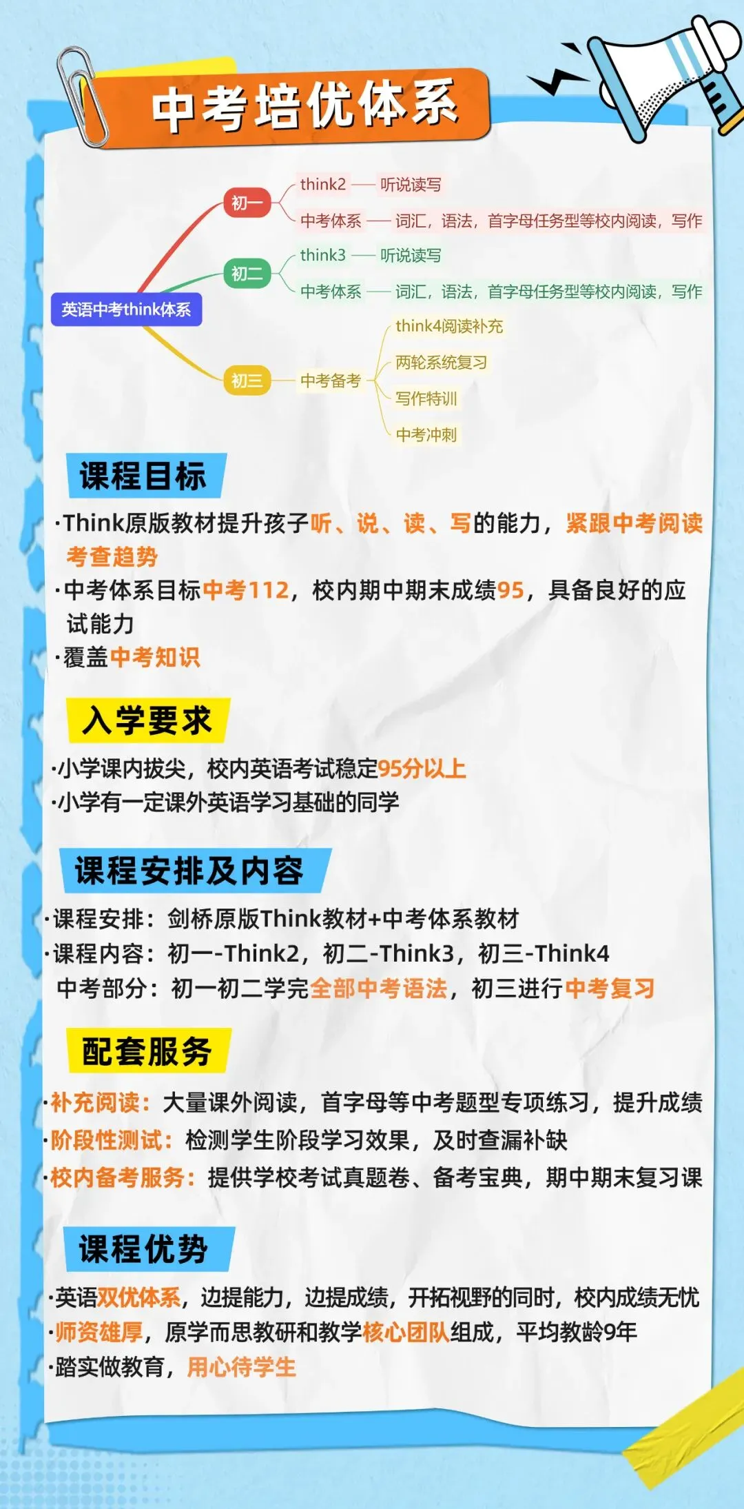 2026初一英语中考培优班课程体系&寒春课程详介 第6张