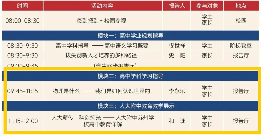 苏州中考开放日扎堆,星海未考试,西附开分校,人大附高端局 第18张