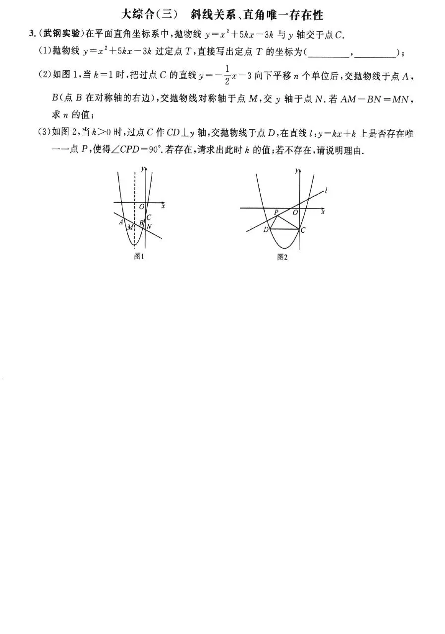 【中考数学热点】二次函数综合探究题19个专题突破五大综合训练 第28张