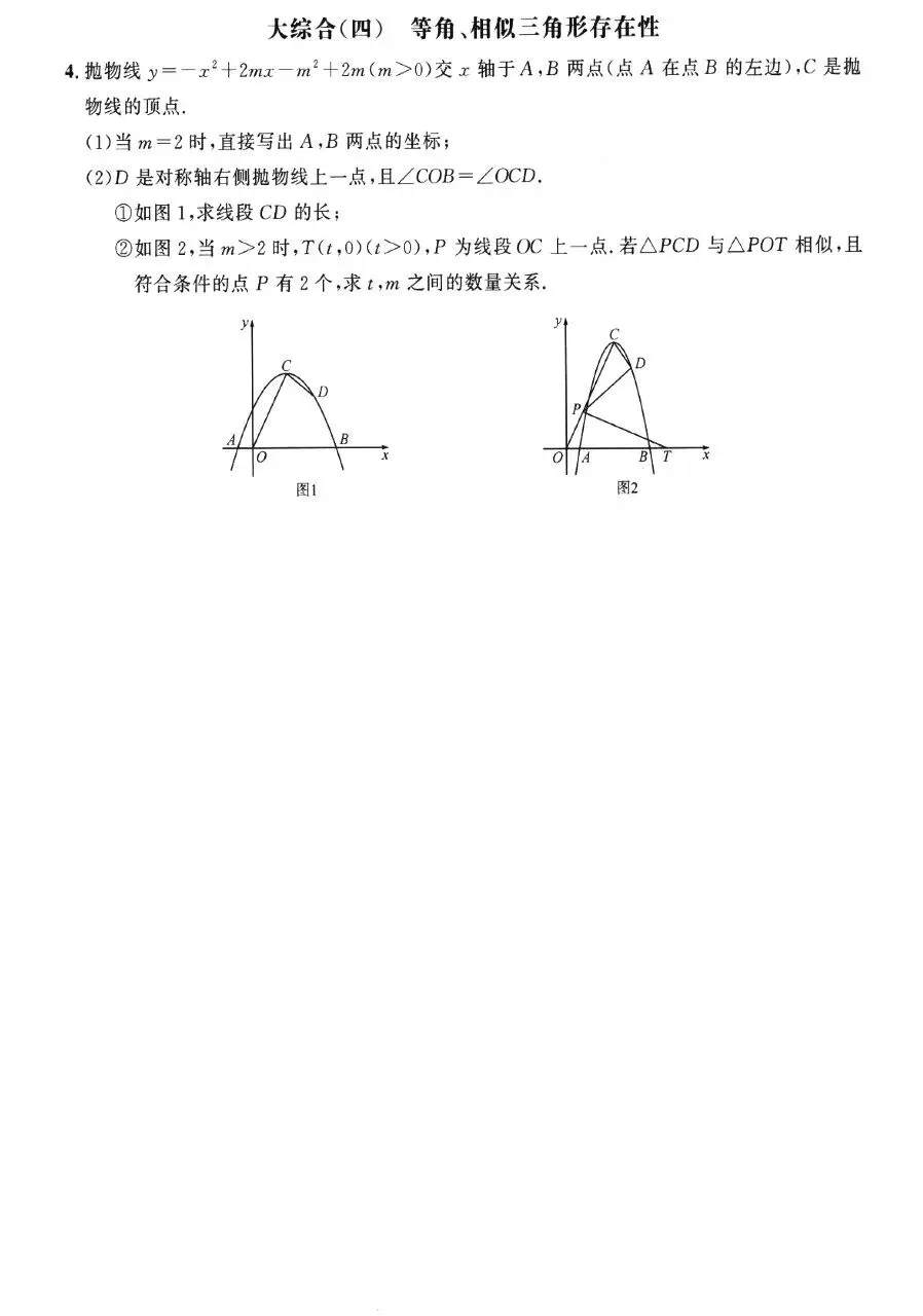 【中考数学热点】二次函数综合探究题19个专题突破五大综合训练 第29张