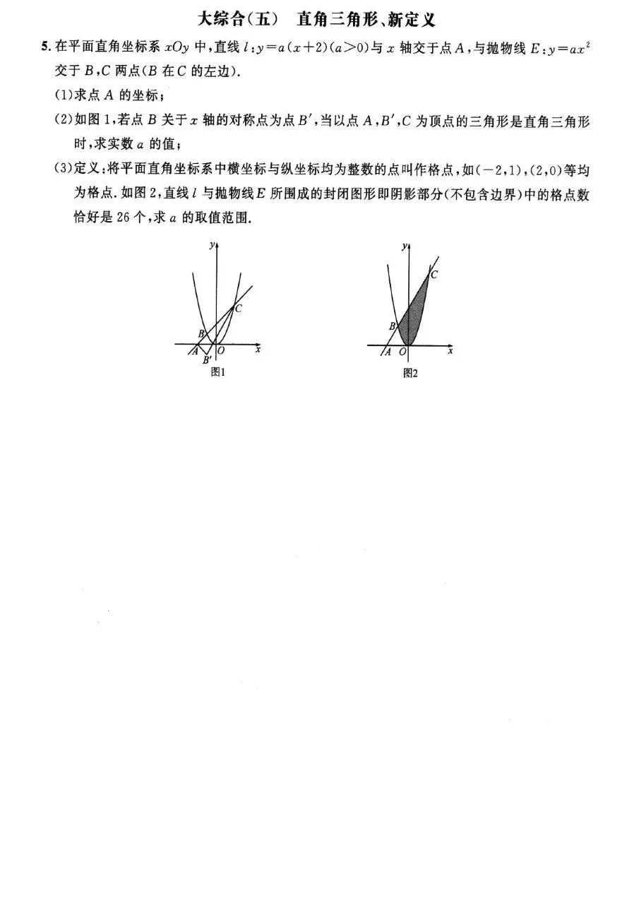 【中考数学热点】二次函数综合探究题19个专题突破五大综合训练 第30张
