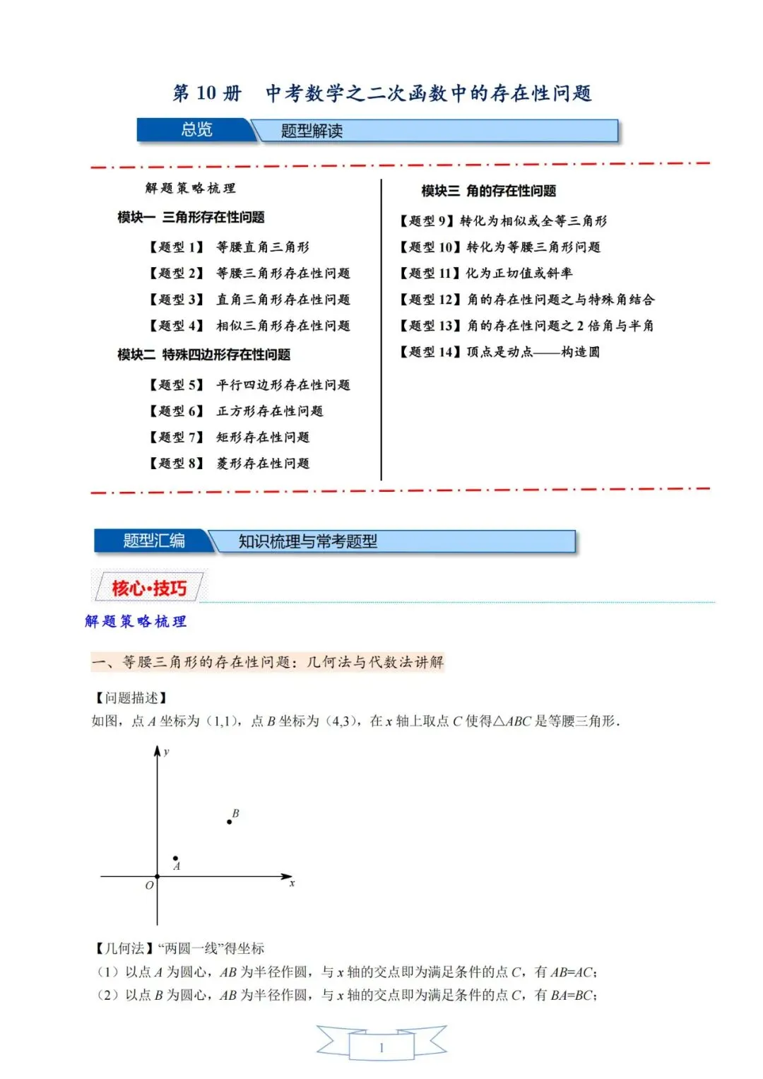 中考压轴经典13册——反比例函数14类题型 第11张