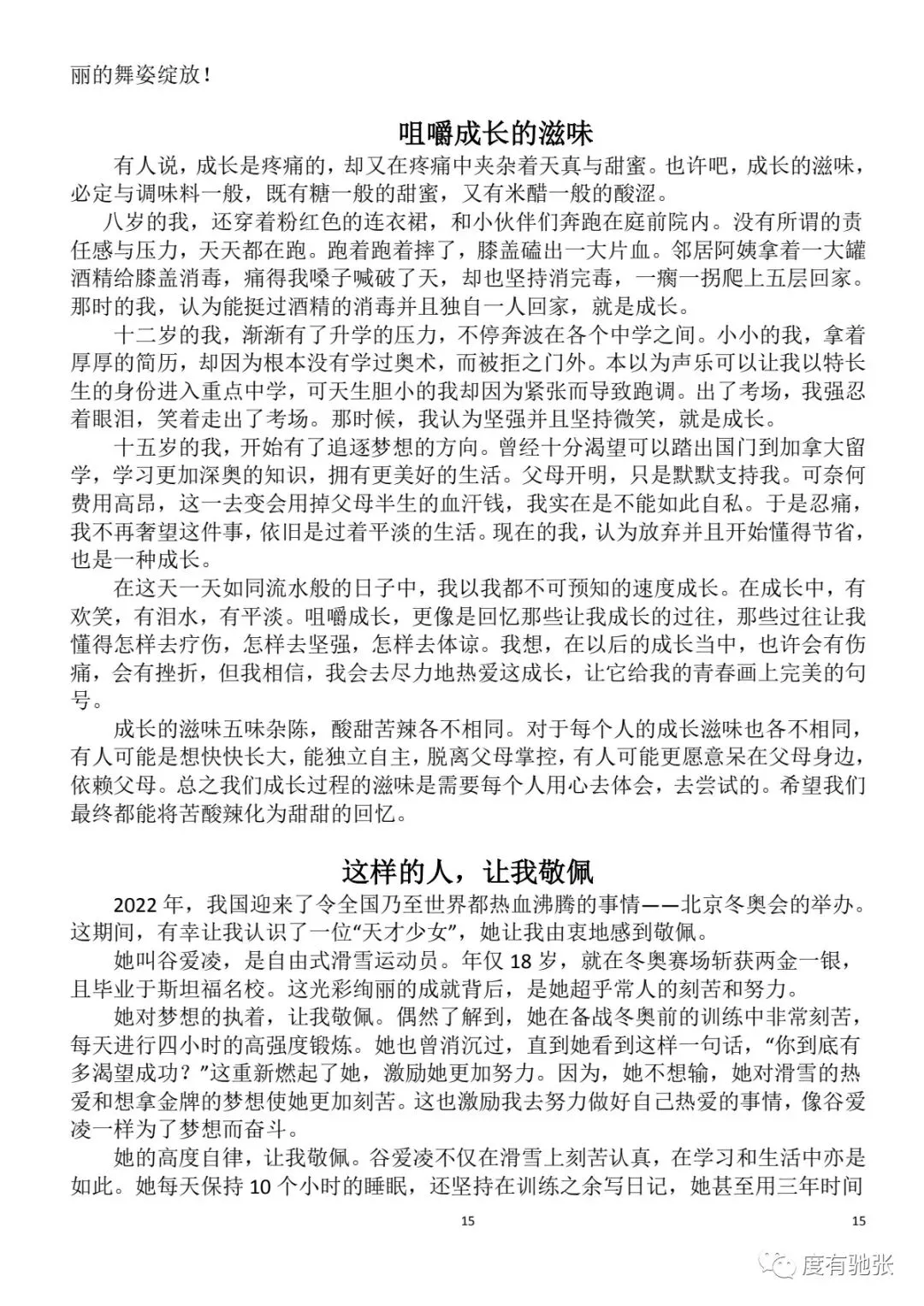 中考:高分作文集锦 第17张