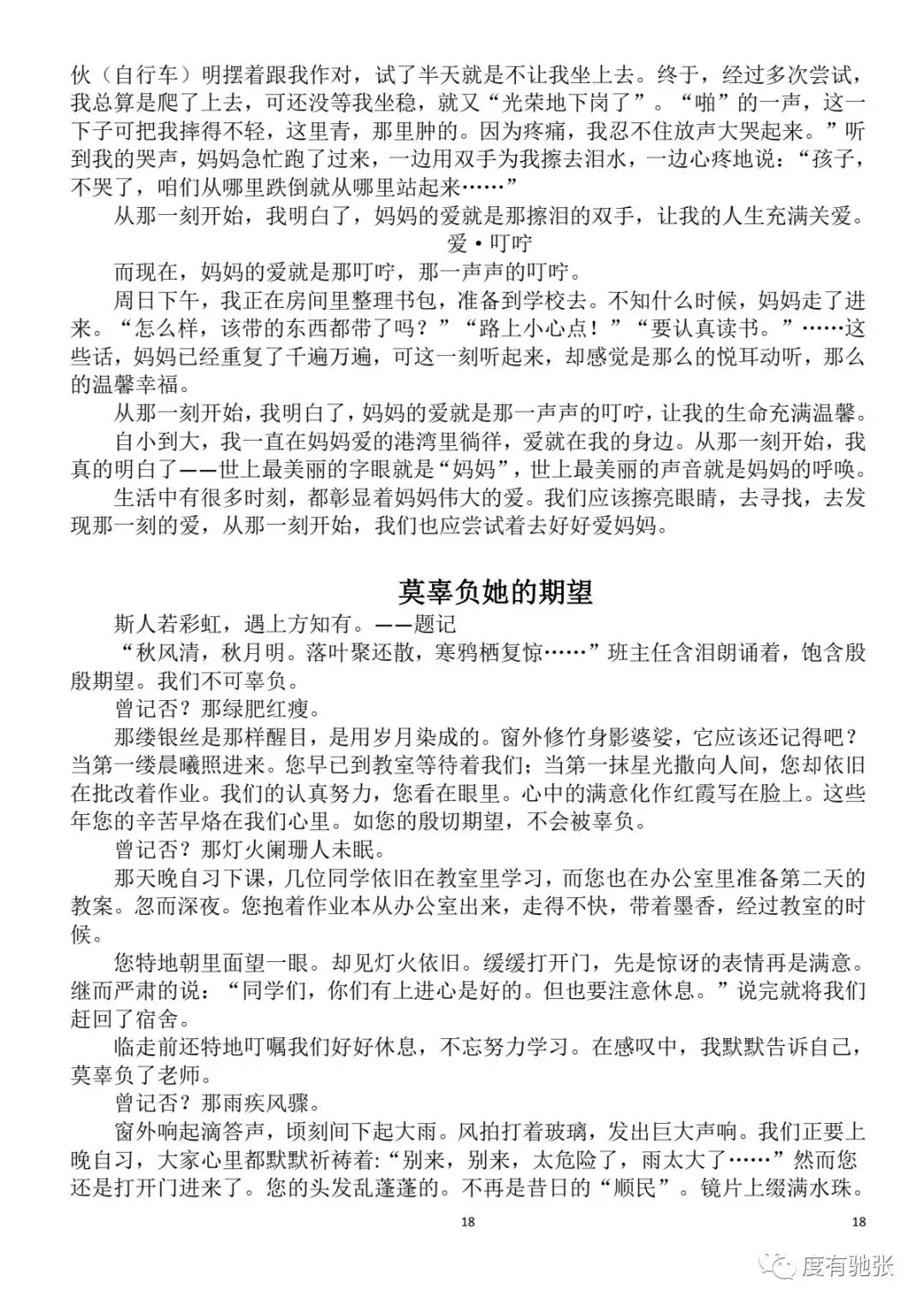 中考:高分作文集锦 第20张