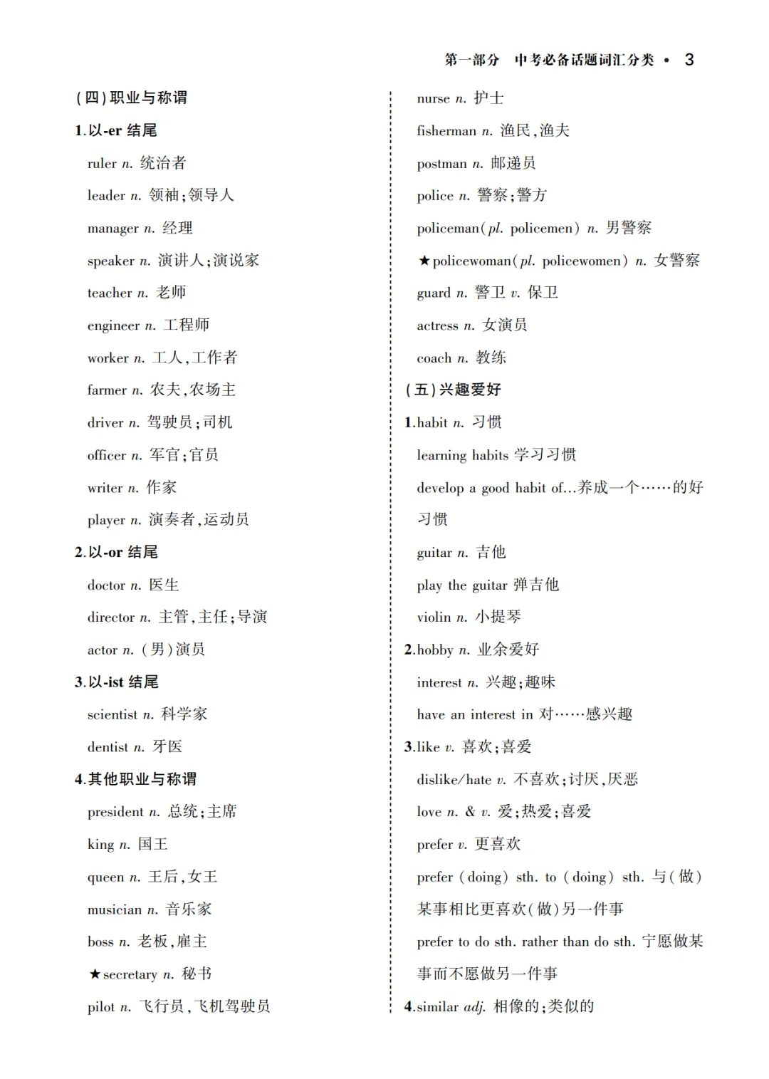 中考英语必背话题词汇+必背短语分类记忆,可免费下载打印 第5张