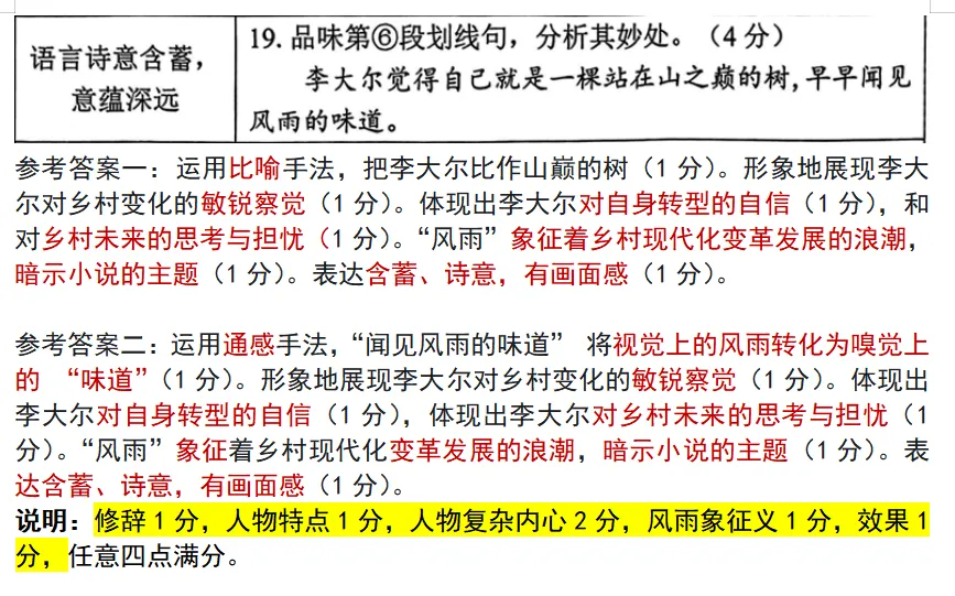 中考 ||2025年深圳市宝安区二模语文试卷分析 第5张