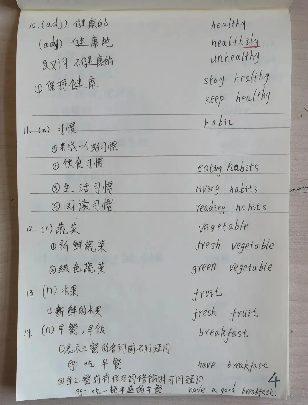 中考同步英语打卡第四天 第4张