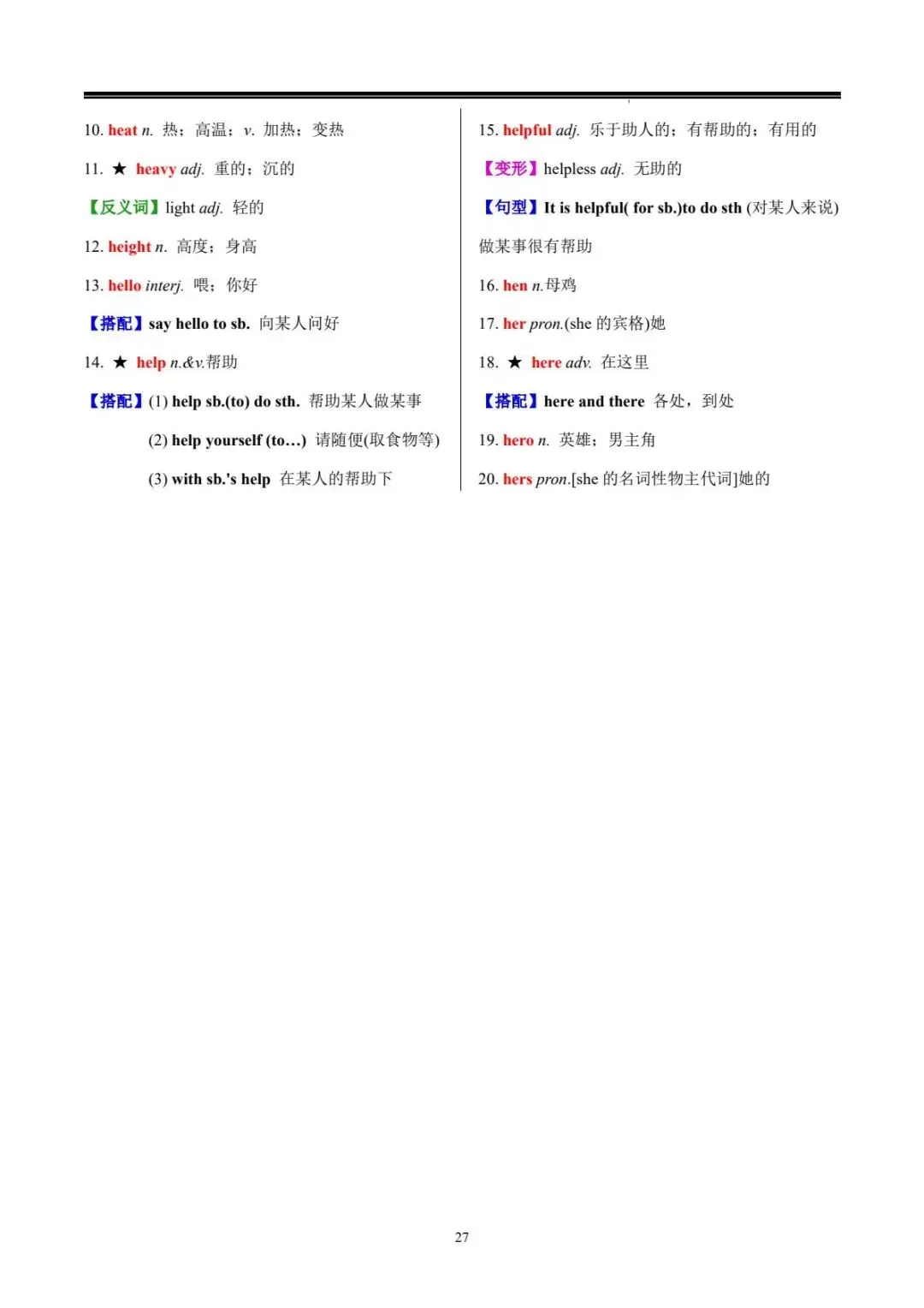 中考词汇 | 20 天搞定中考英语必背 1600 词 第28张
