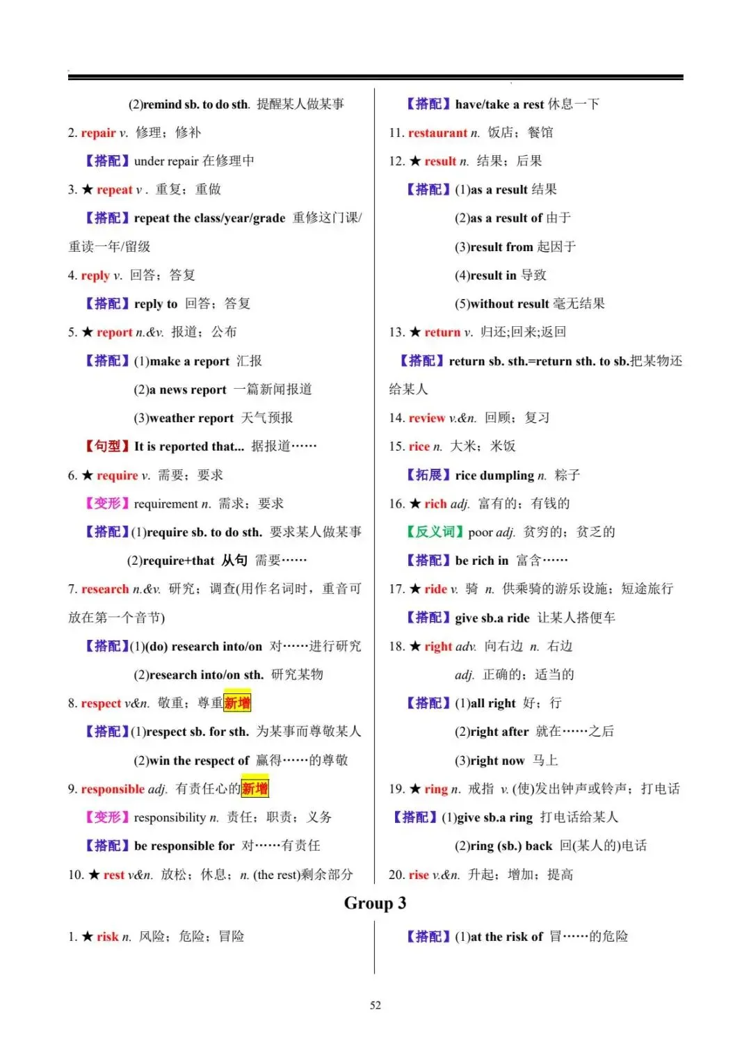 中考词汇 | 20 天搞定中考英语必背 1600 词 第53张
