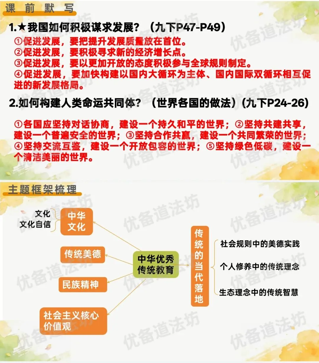 2026年中考一轮复习 09.崇德向善 文化铸魂[九上第三单元、八上第四课、七下第三课](课件+教学设计+导学案+必背知识) 第7张