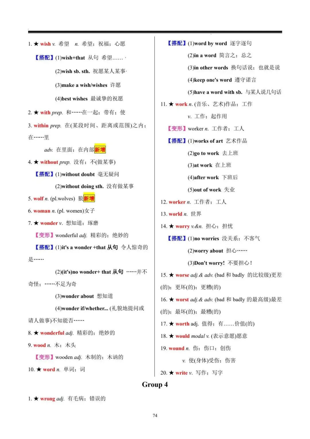 中考词汇 | 20 天搞定中考英语必背 1600 词 第75张