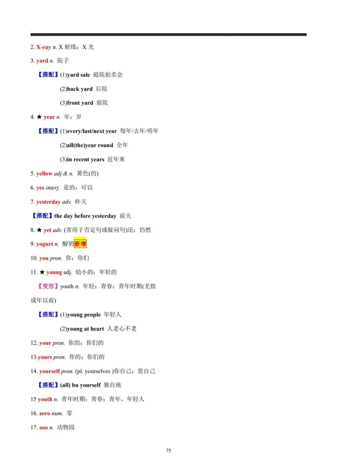 中考词汇 | 20 天搞定中考英语必背 1600 词 第76张