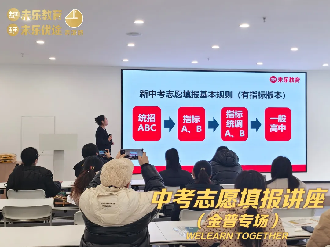 未乐·20260208中考志愿填报讲座暨2026中考前学习规划指导纪实 第20张