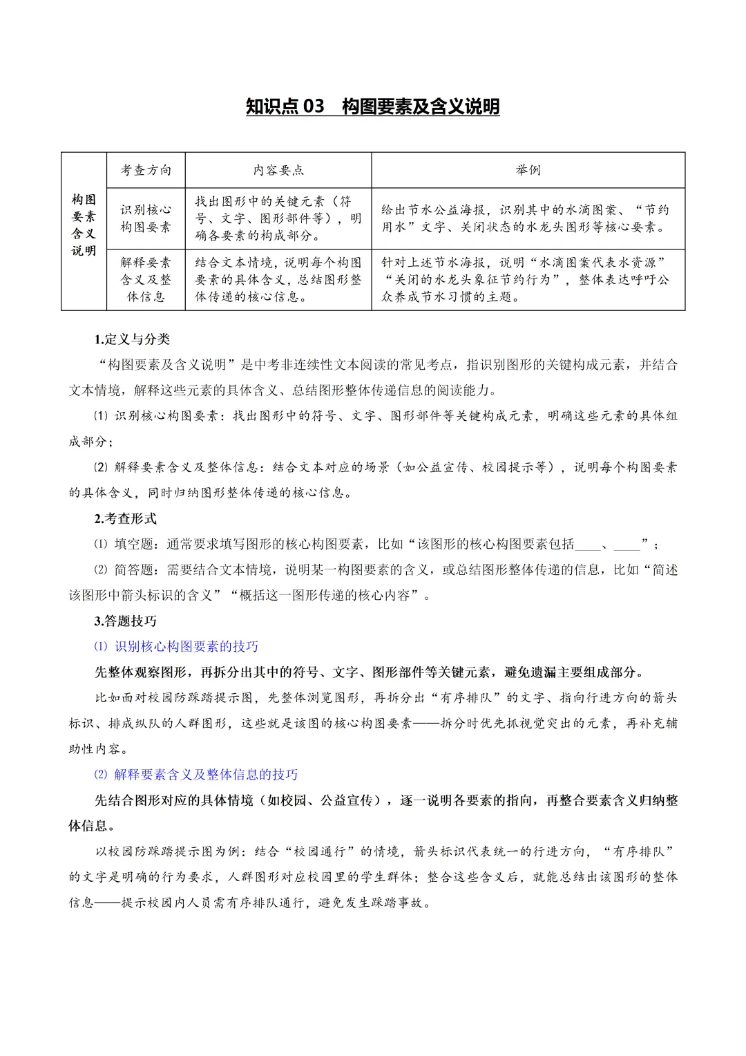 2026年最新中考语文一轮复习—非连续性文本阅读 第02讲 图文转换(课件+讲义+测练) 第9张