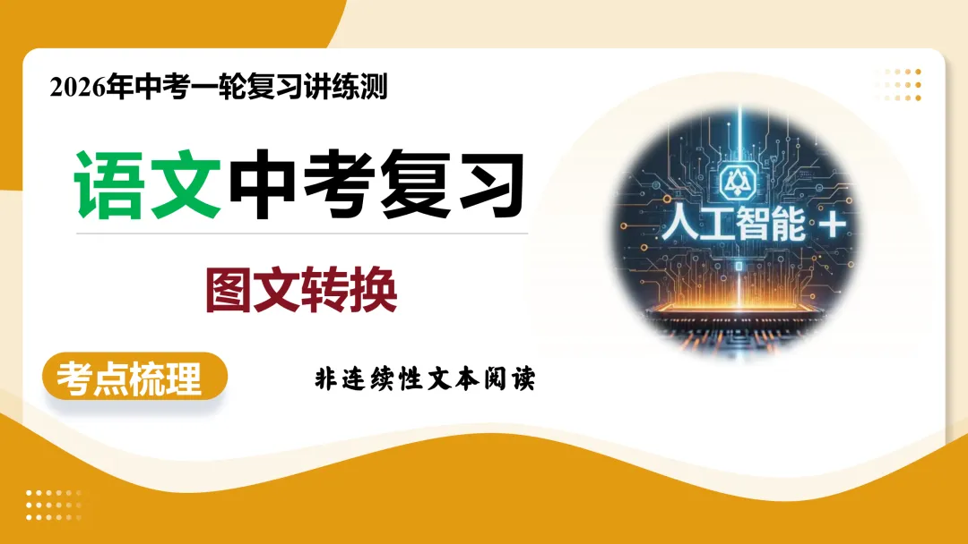 2026年最新中考语文一轮复习—非连续性文本阅读 第02讲 图文转换(课件+讲义+测练) 第23张