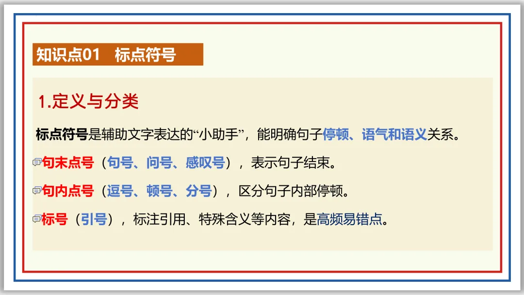 中考一轮04: 标点 病句 修辞 单复句(上)PPT 第15张