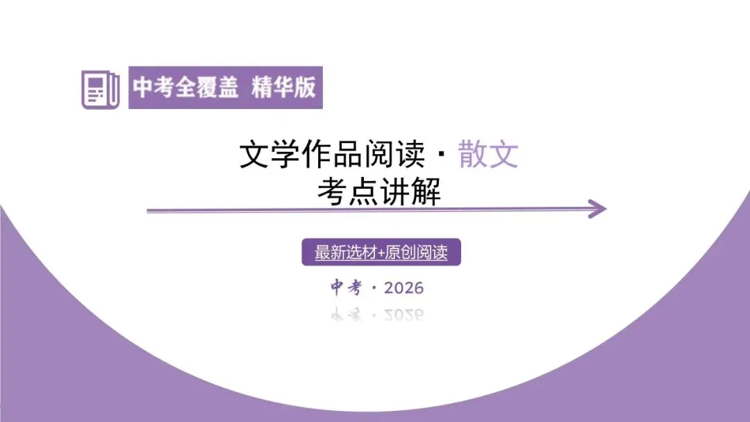 【最新2026年中考总复习】文学作品阅读:小说阅读·考点讲解、训练(课件) 第15张