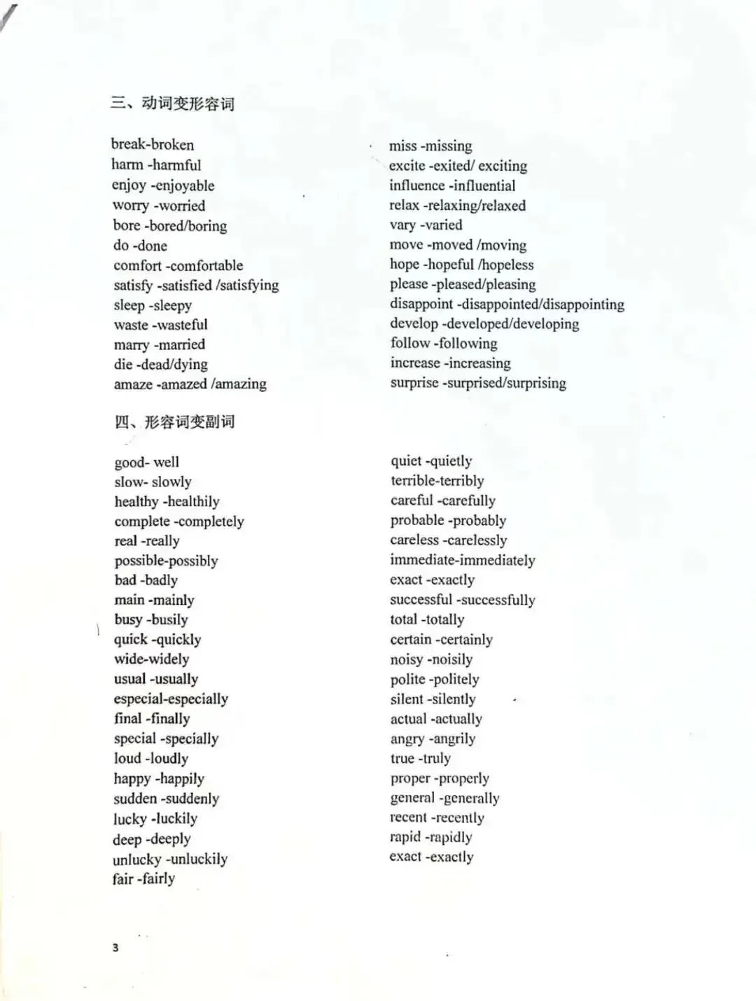 中考英语必备短语归纳 第7张 中考英语必备短语归纳 第7张