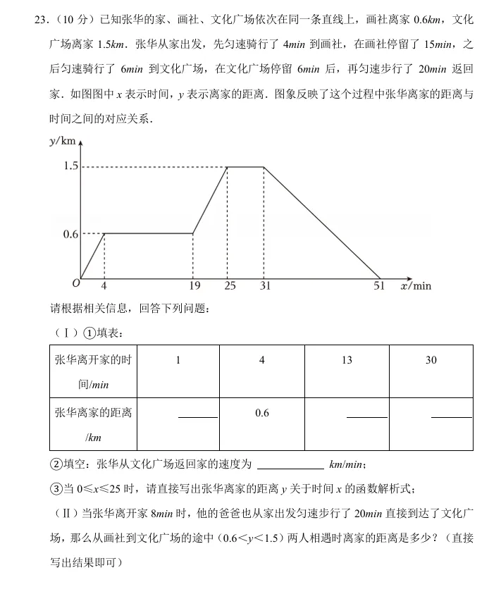 2026天津中考数学复习必做<2024年真题> 第12张
