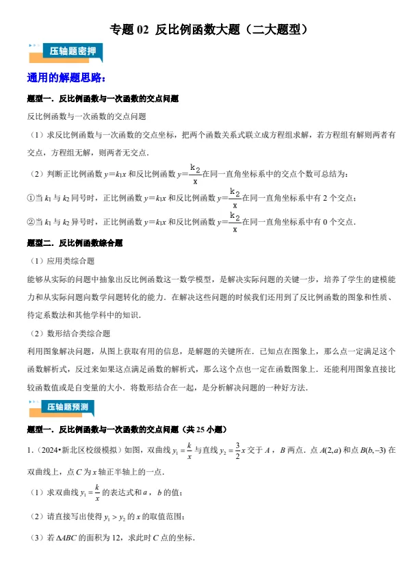 2026版中考数学《压轴题专项训练》 第6张