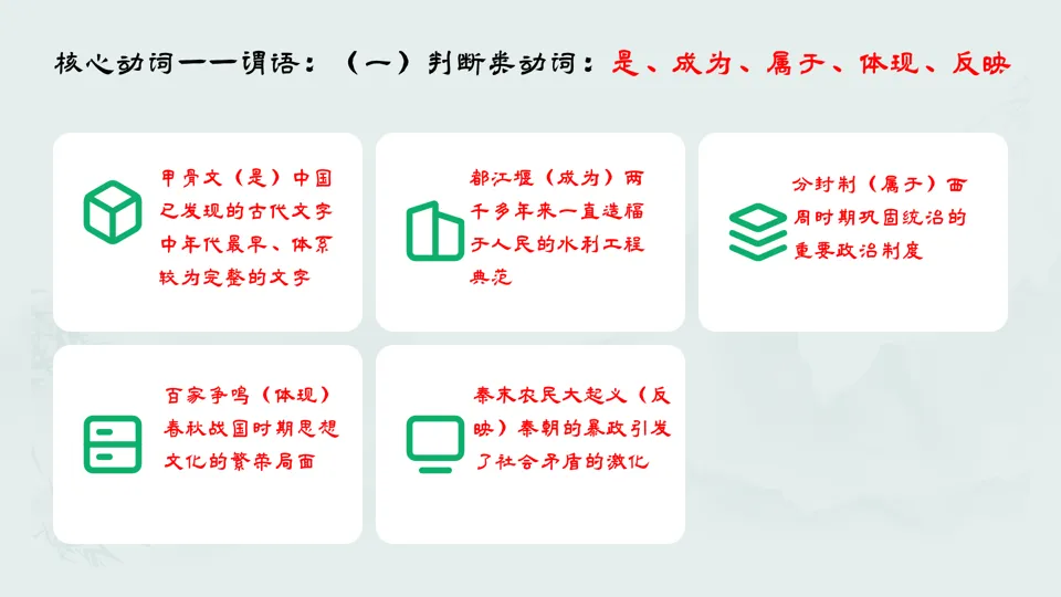 2026中考历史复习方法系列——初中历史高频词+示例句(2016部编版)【长期会员分享】六本书100个关键动词与名词600个例句,包括六本书 第10张
