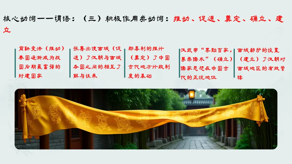 2026中考历史复习方法系列——初中历史高频词+示例句(2016部编版)【长期会员分享】六本书100个关键动词与名词600个例句,包括六本书 第12张