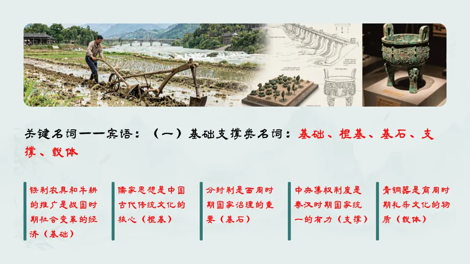 2026中考历史复习方法系列——初中历史高频词+示例句(2016部编版)【长期会员分享】六本书100个关键动词与名词600个例句,包括六本书 第15张