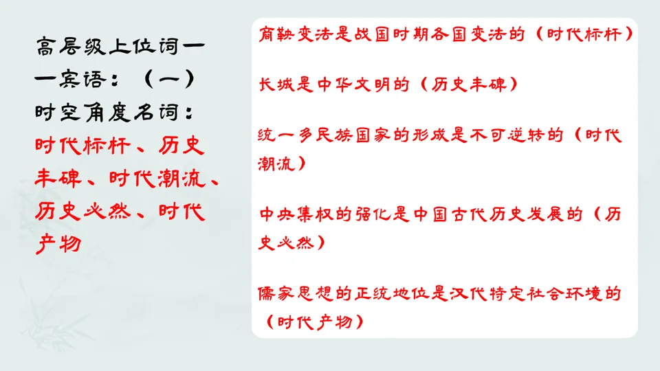 2026中考历史复习方法系列——初中历史高频词+示例句(2016部编版)【长期会员分享】六本书100个关键动词与名词600个例句,包括六本书 第25张