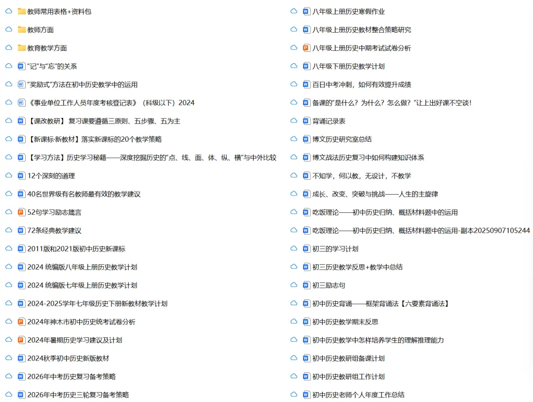 2026中考历史复习方法系列——初中历史高频词+示例句(2016部编版)【长期会员分享】六本书100个关键动词与名词600个例句,包括六本书 第40张